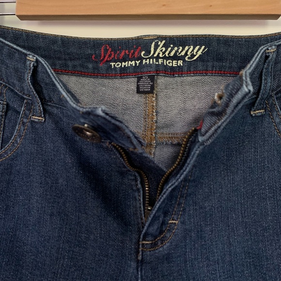 Tommy Hilfiger - Spirit Skinny Dark Wash Jeans - Size 12S - Picture 6 of 15